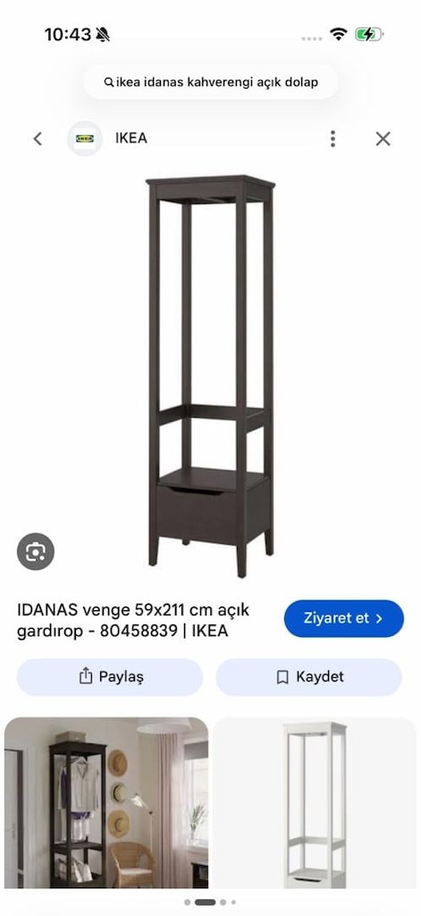 ikea idanas açık gardrop - 5