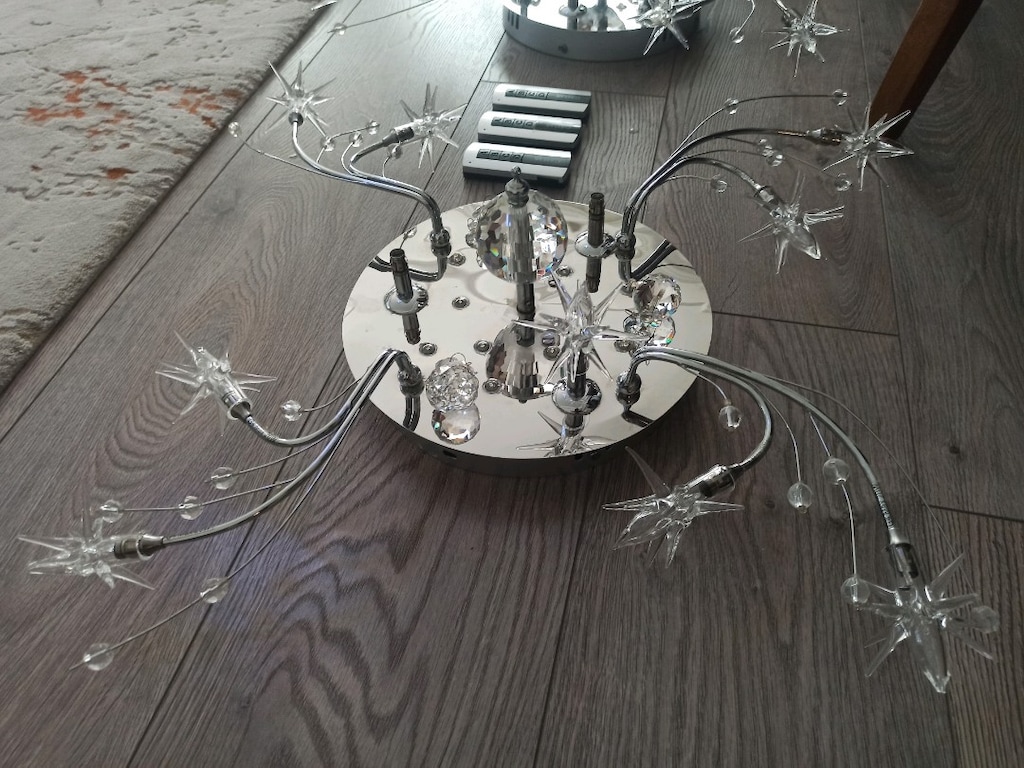 Avize LED'li salon ve oturma odası için inanılmaz ŞIK kumandalı CAM - 7