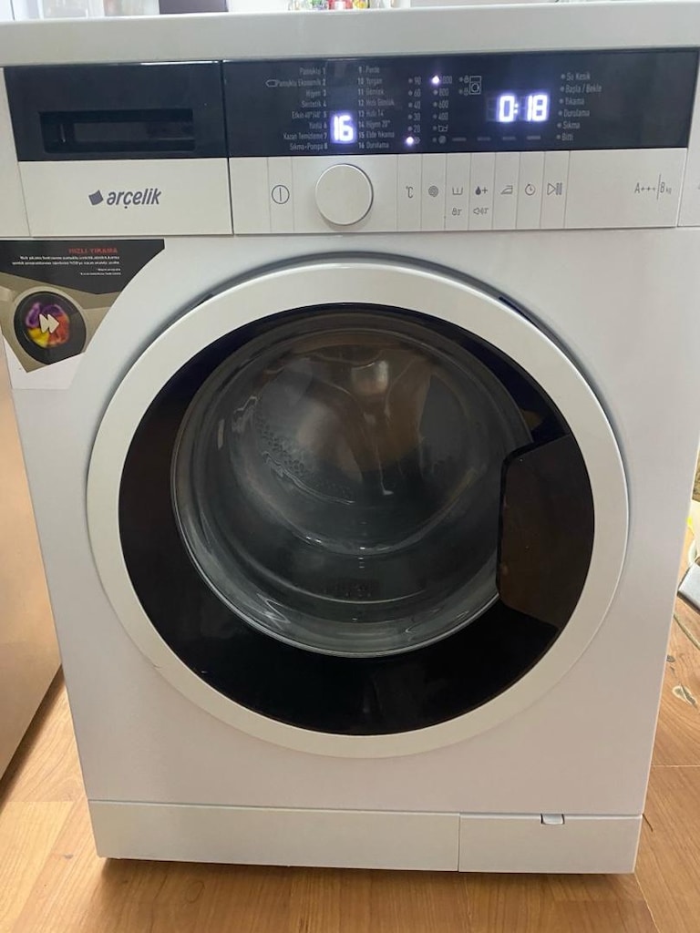 Tertemiz ve Sessiz 8 kg Arçelik Çamaşır Makinesi! - 8