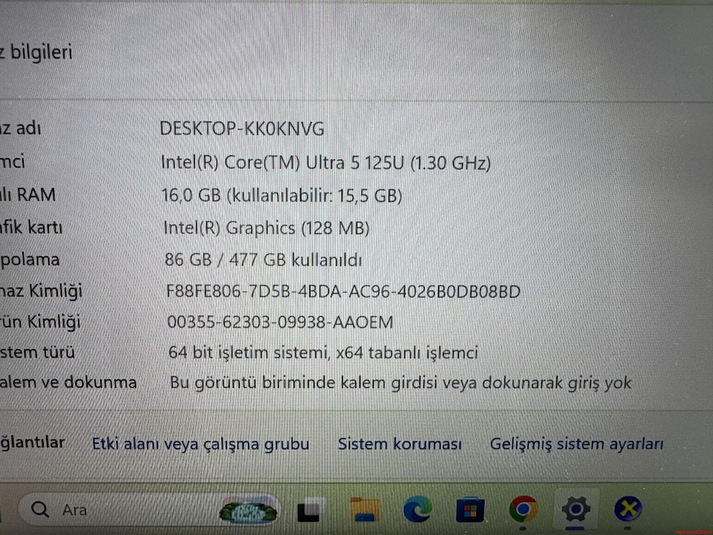 HP ZBOOK ULTRA 5 İŞLEMCİ 16 GB RAM 512 NVME - 4