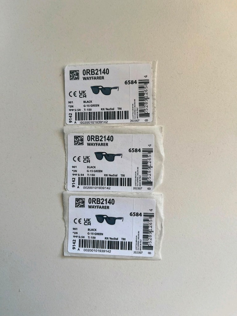7 Adet Toptan Ray Ban Wayfarer - 8