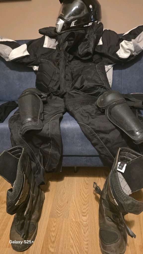 motorcu kıyafet ve kask seti - 2