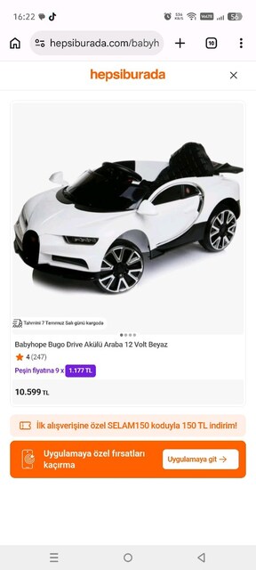 uzaktan kumandali akülü araba