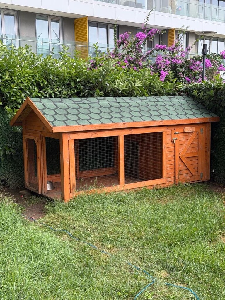 Köpek Kulübesi Ahşap Malzemeden Yapılmış - 3