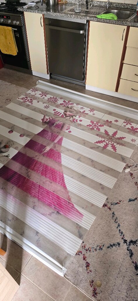 stor perde temiz sağlam desenli kız odası için 180x200 - 7
