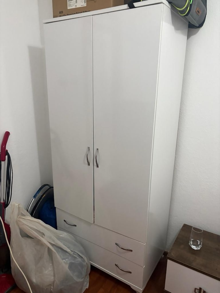 çift kişilik yatak baza başlık dolap komodin oda takımı - 3