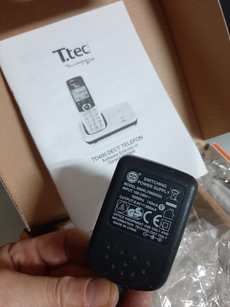 T.tec TD450 Dect Sabit Kablosuz Telefon - 5