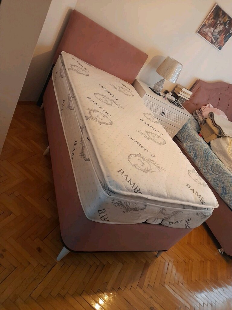 Tek kişilik baza başlık yatak - 5