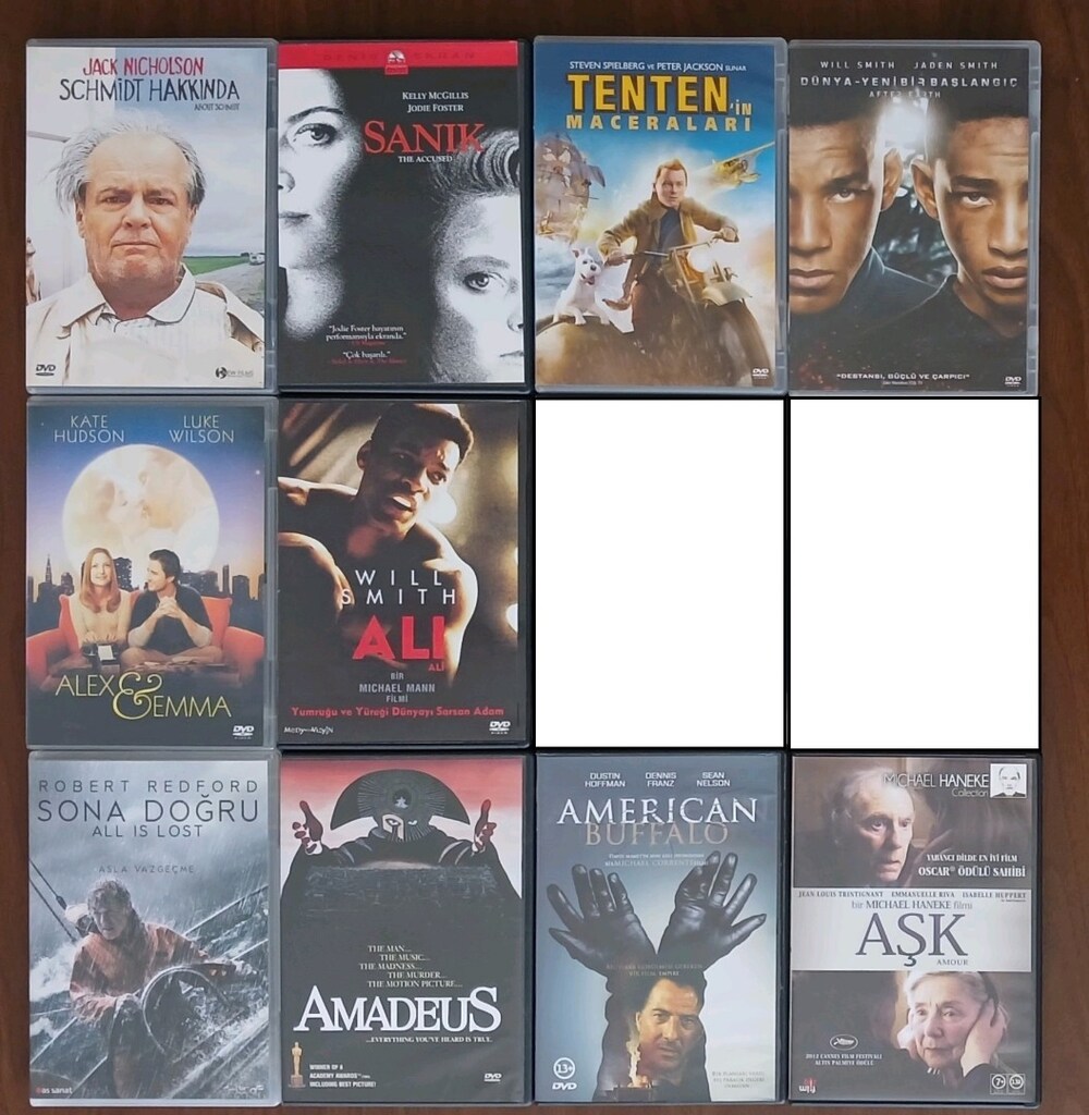 TEK DİSKLİ PLASTİK KUTULU DVD FİLMLER 1 (FİYAT SORUNUZ) - 2