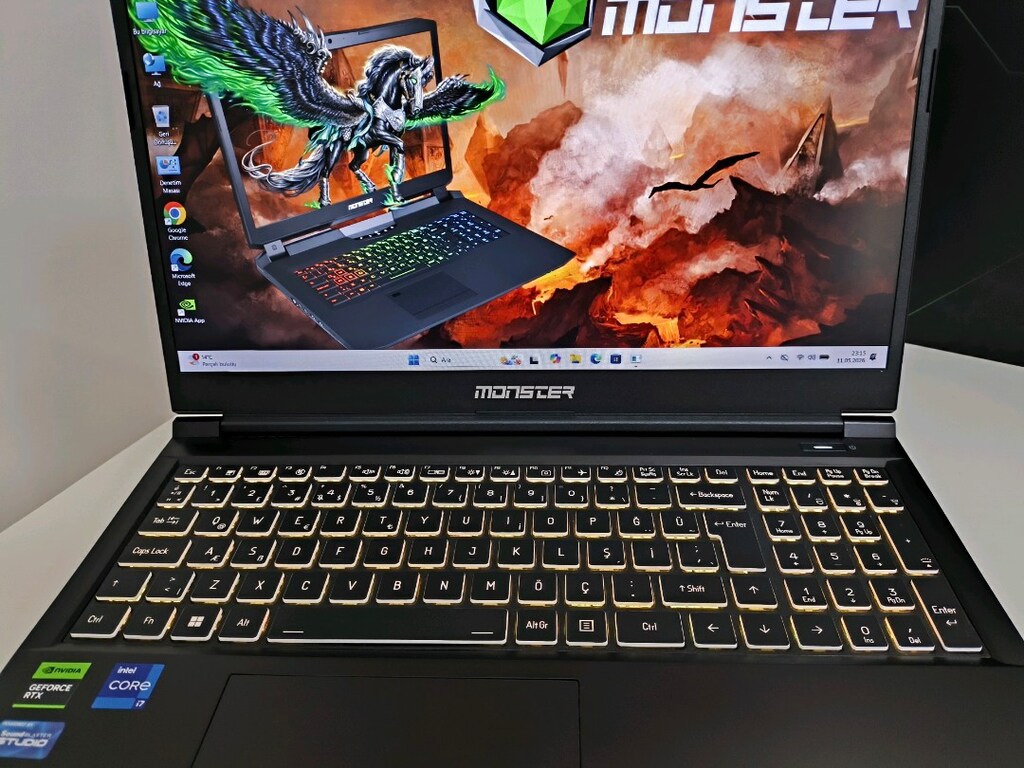 i7 12. Nesil Monster G@ming 24 GB RAM tam bir oyun canavarı laptop - 5