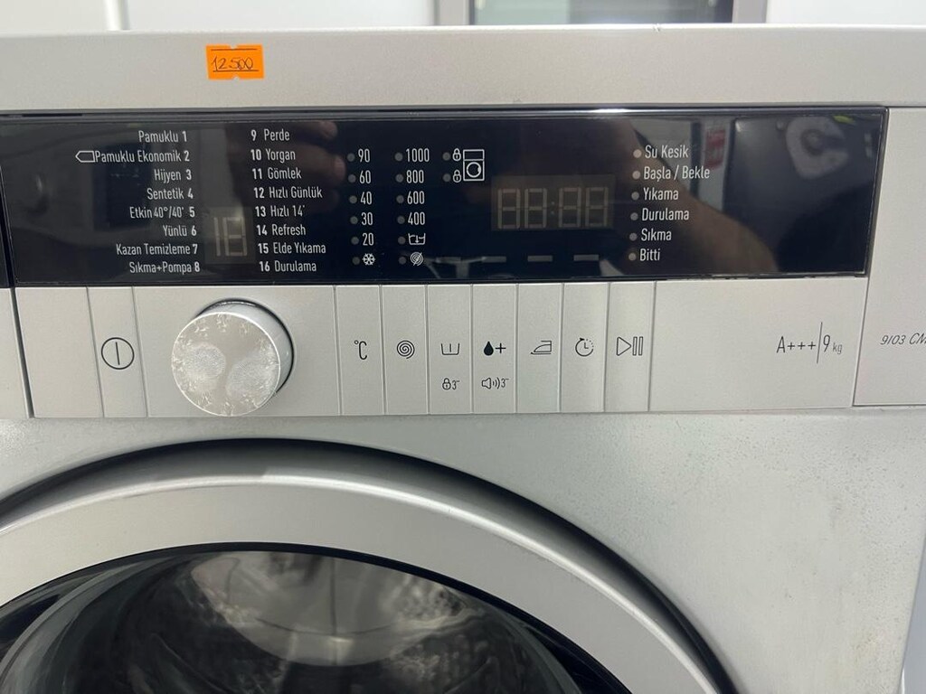 ARÇELİK INOX pıano serisi dijital 9 kg a+++ enerji - 3