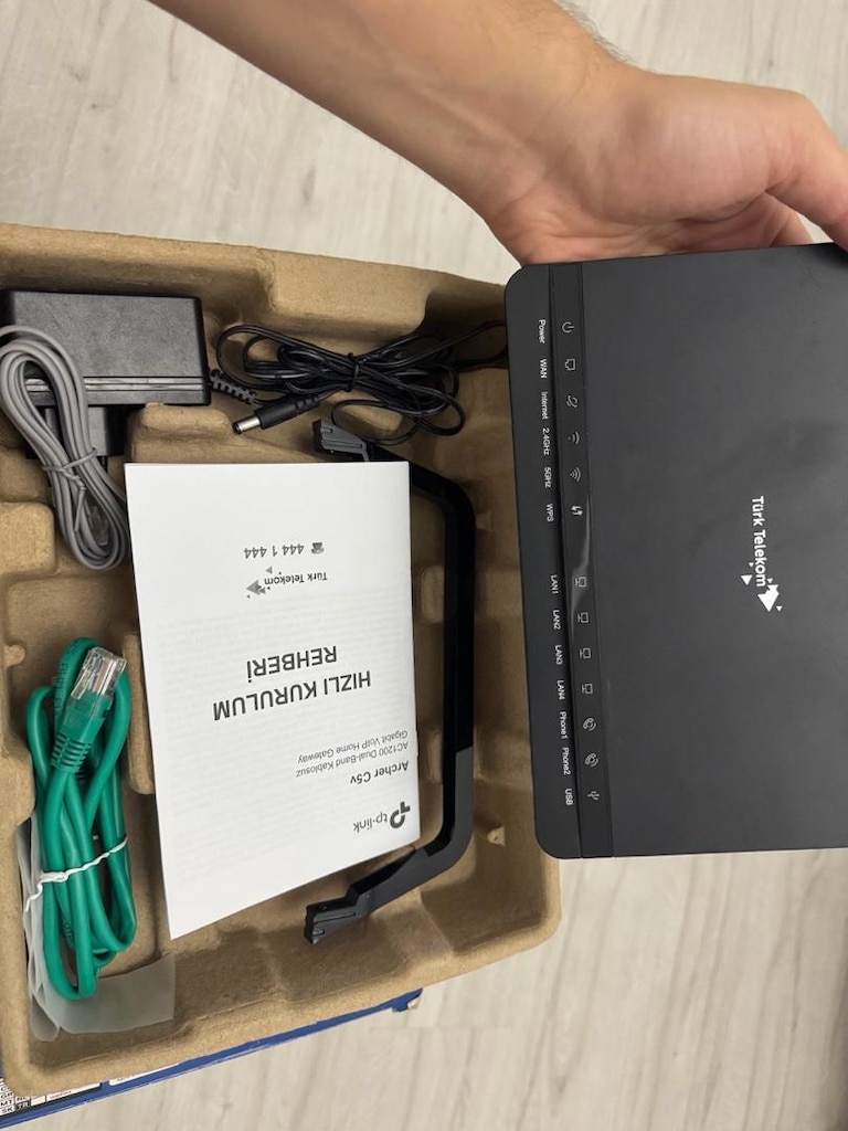 Sıfırdan farksız TP-Link Fiber Modem (8 ay kullanıldı) - 6