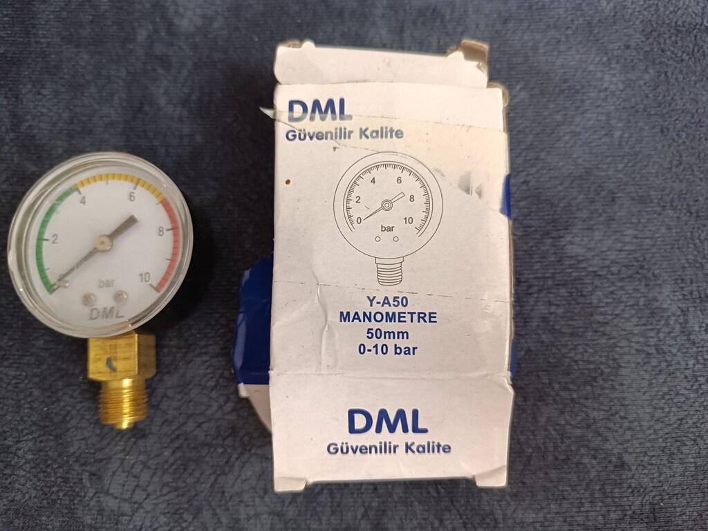 DML 50 mm 0-10 Bar Manometre (Y-A50) - 4