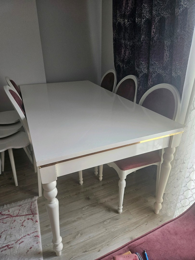 YEMEK MASASI+ORTA SEHPA MODALİFE MOBILYA SIFIR GİBİ - 2