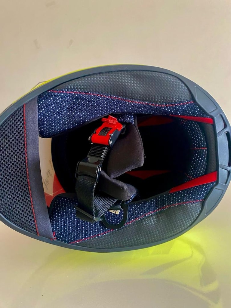 AXOR Rage Ecco Kapalı Kask Neon Sarı - Siyah L beden sıfır - 8