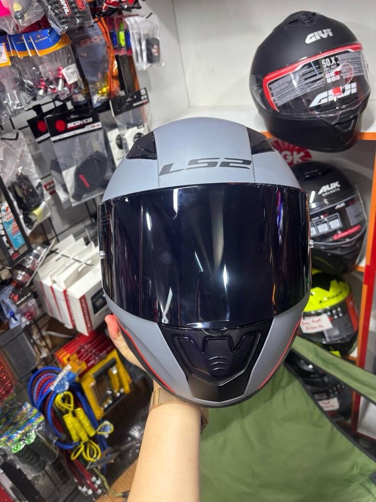 LS2 rapıd s beden sıfır kask siyah vizörlü - 4