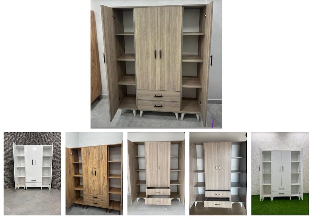 4 kapaklı elbise dolabı wggpogwdym - 6