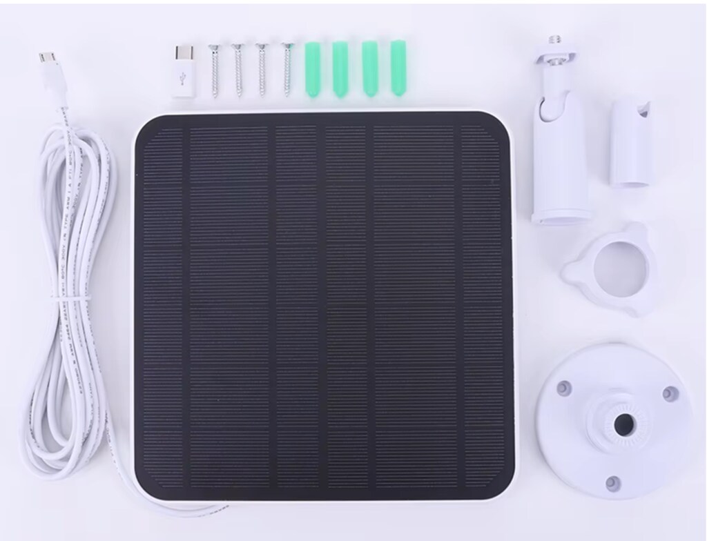 Güvenlik kameraları için 20W 5V Güneş Paneli. - 8