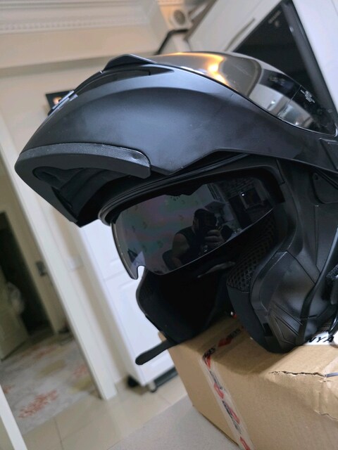 JK 902 Çene Açılır Kask +İnterkom+Ekstra Gri Vizör