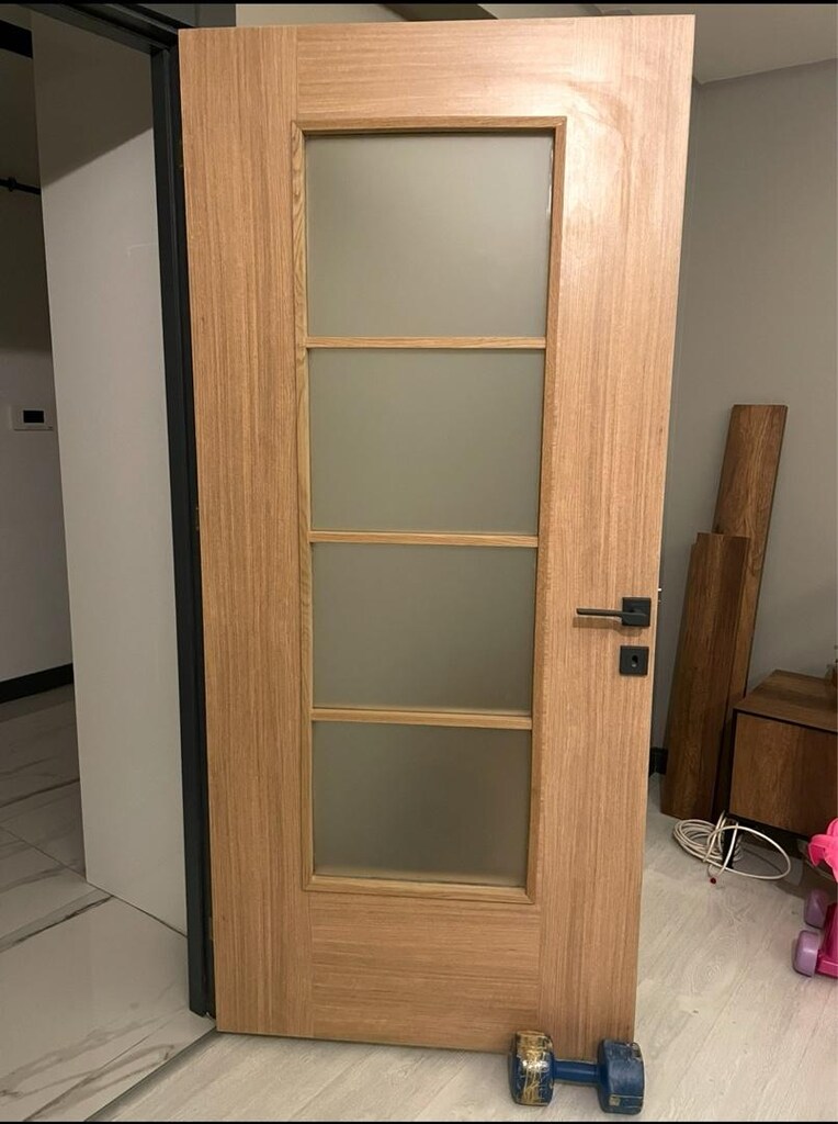 Camlı ve Camsız Ahşap Kapı (90x200 ve 80x200) - 2