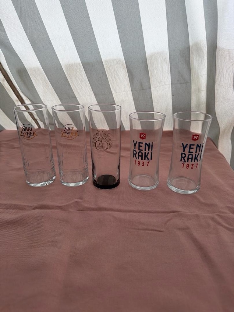 bira,rakı,shot bardakları - 4