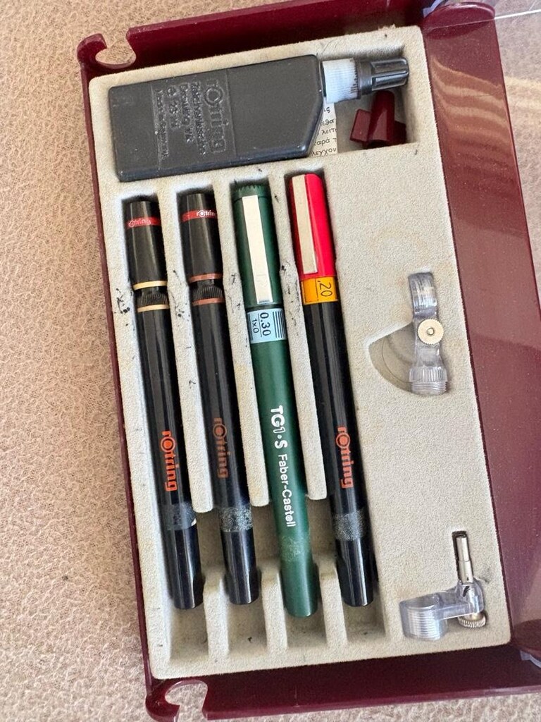 Rotring Rapido Kalem Seti – Teknik Çizim Kalemleri - 2