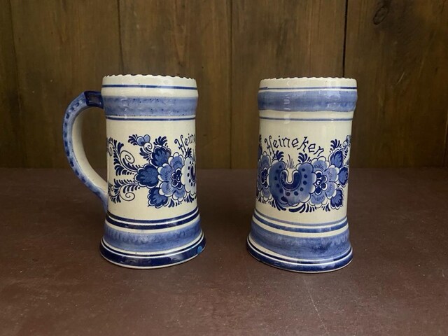 vintage heineken tankard