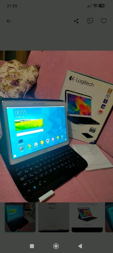 Samsung T800 Pro tablet & Logitech orjinal klavye - 3
