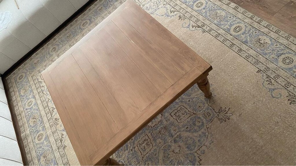 Doğal Ahşap Orta Sehpa - 5
