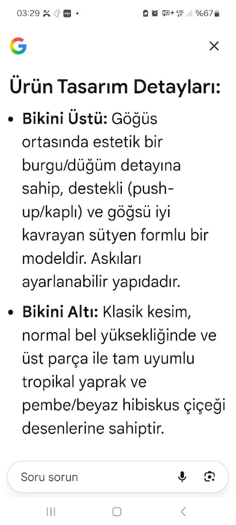 Coco Marine çiçek desenli bikini takımı - 14