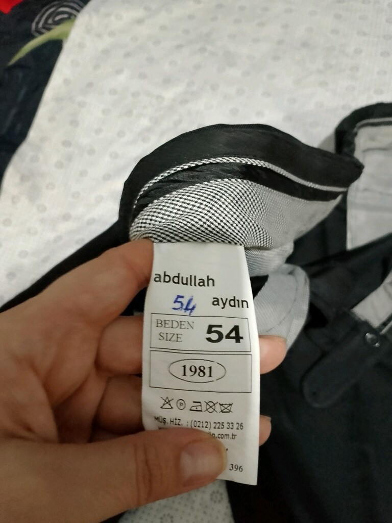 erkek kumaş pantolonu 54 beden - 5