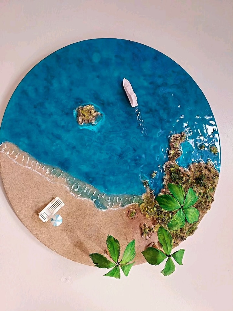 EPOKSİ DENİZ DUVAR TABLOSU - 2
