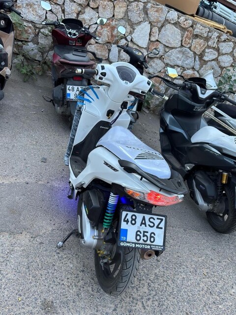 130 luk honda dio beyaz