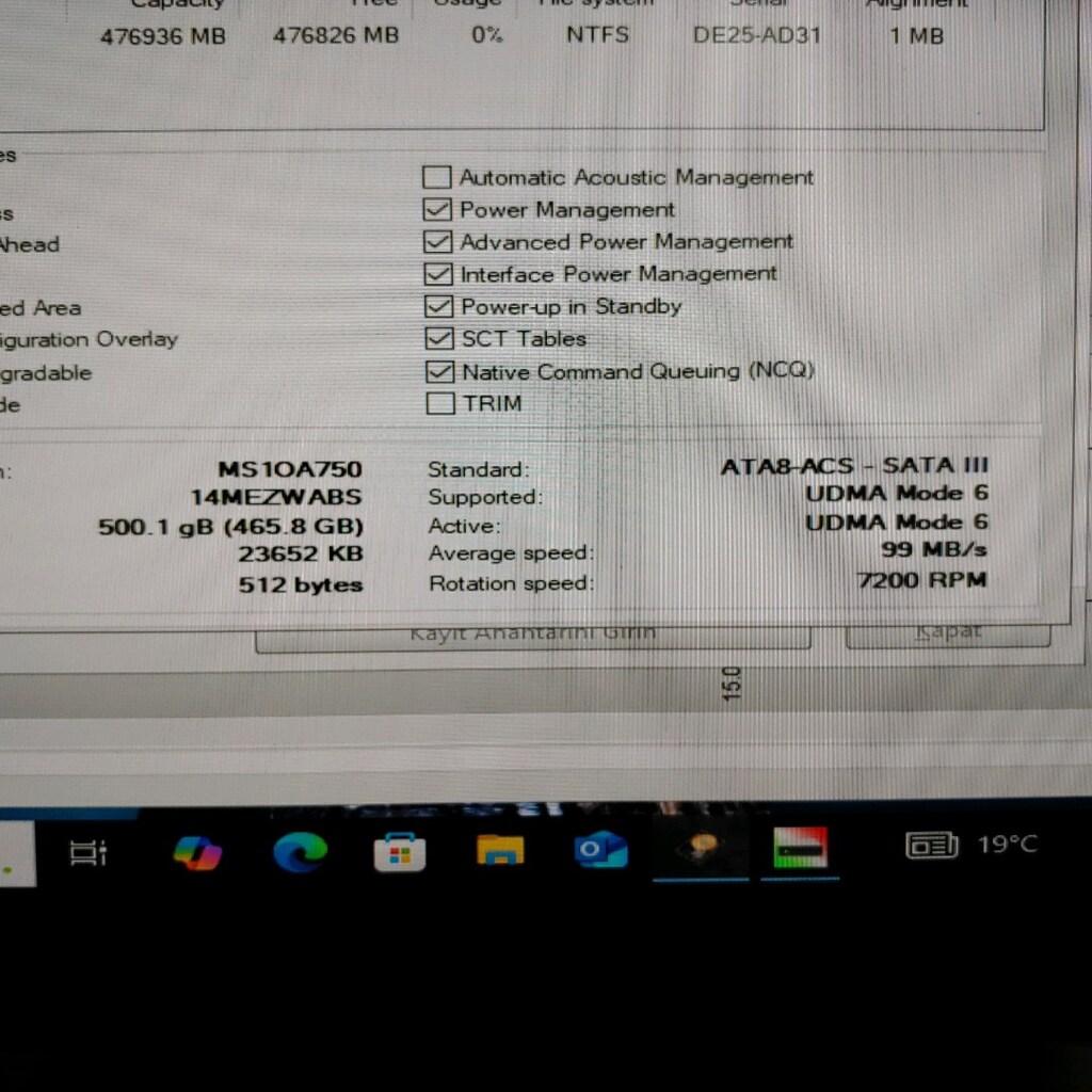 TOSHİBA DT01ACA050500 GB SATA3 3.5" PC HDD - 2