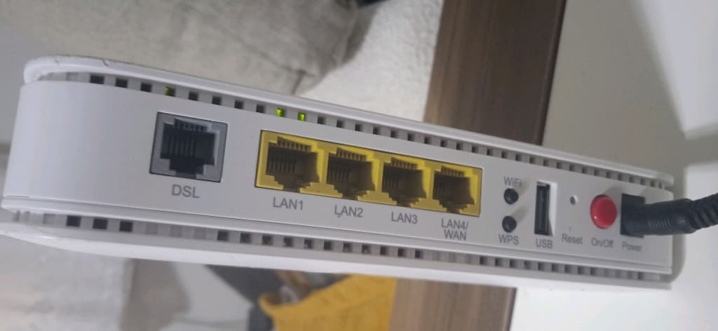 ZTE ZXHN H1601 AX 1800 VDSL MODEM - 4