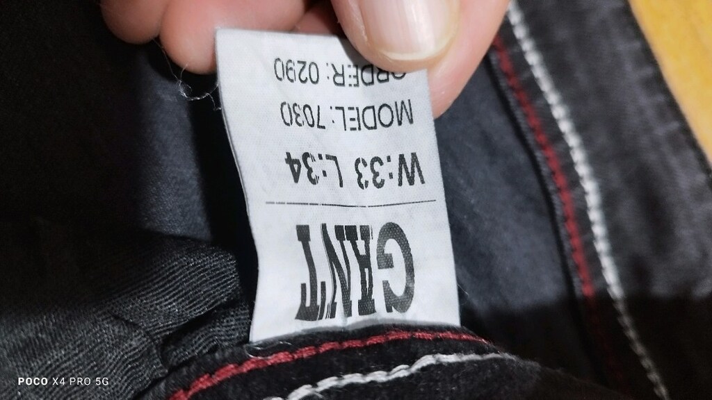 #Gant jeans pantolon..Eni çekilince 42 Boyu 104 Paça 15??? - 4