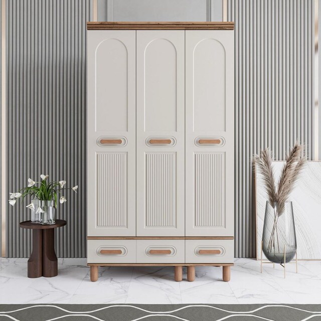 OTTO 3 KAPAKLI %100 MDF GARDROP