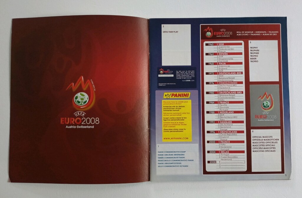Panini Euro 2008 Çıkartma Albümü - 2