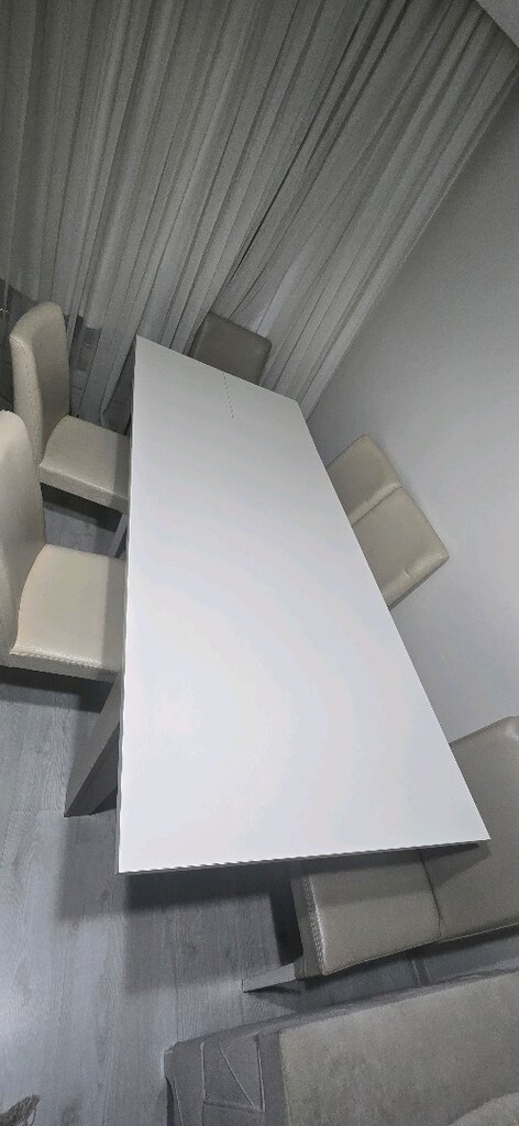 Şık Tasarımıyla Açılır Yemek Masası Takımı | 6 Sandalyeli | Bazalı - 7
