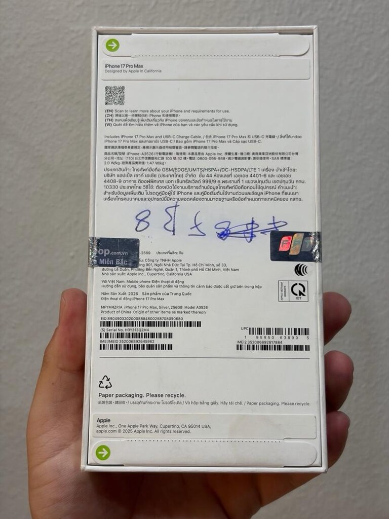 İPhone 17 Pro Max 256GB SIFIR KAPALI KUTU SİLVER - 2