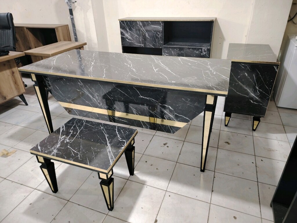 sıfır yeni modelimiz ofis masa takımı 180cm - 2