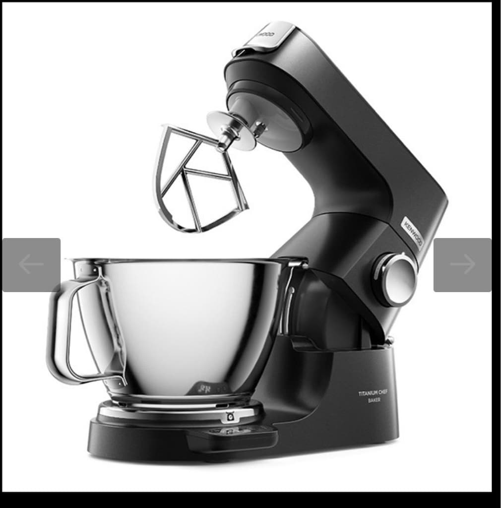 Kenwood Titanium Chef Baker Autograph 1200W Çift Hazneli Siyah Mutfak - 9