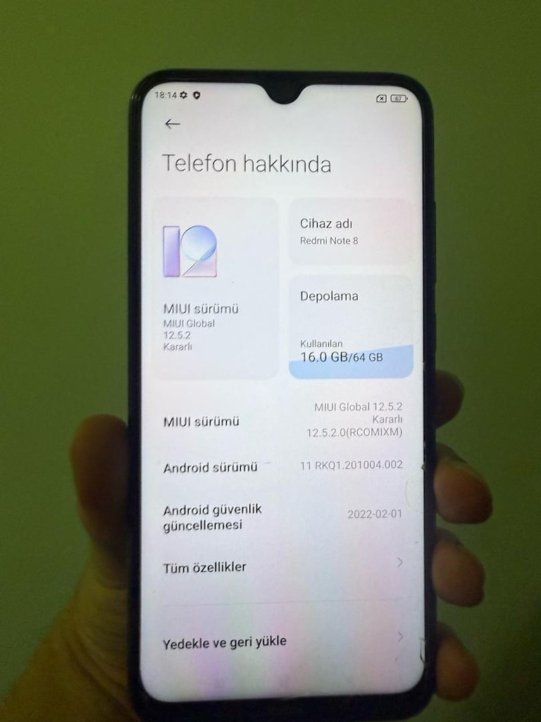 XİOMİ REDMİ NOTE8 - 2