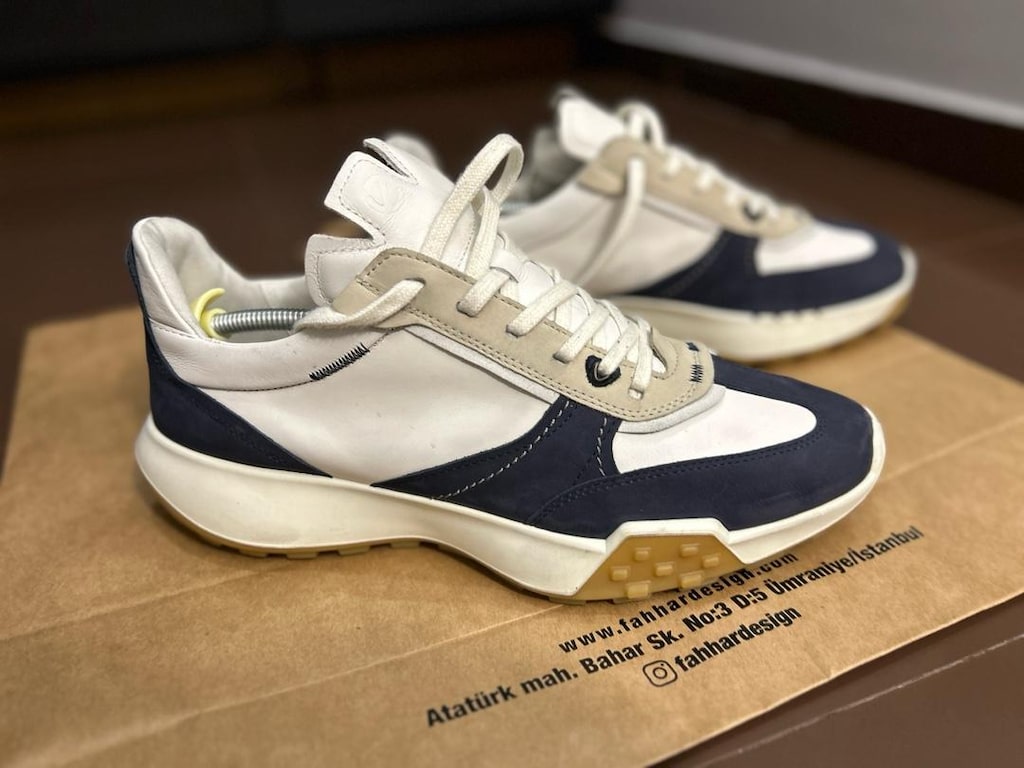 Ecco 46 numara retro erkek sneaker - 3