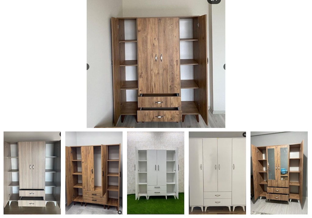 4 kapaklı elbise dolabı pwfpnjgalg - 6