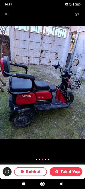 elektrikli üç tekerlekli motor