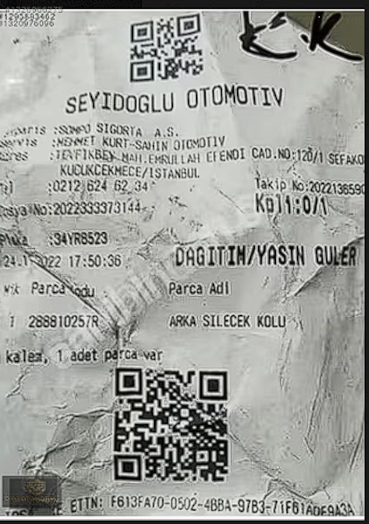 TRAFİK 3 ARKA SİLECEK KOLU 2015 SONRASI - 2