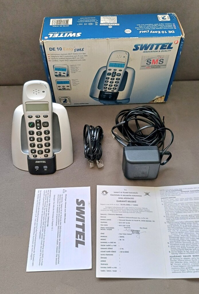 SWİTEL DE10 SMS EV VE OFİS TELEFONU 2003 - 6