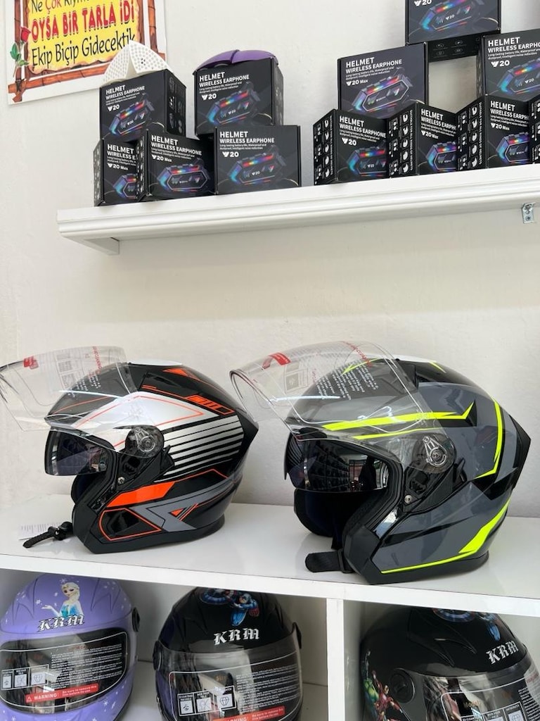 yarım kask Güneş vizörlü - 6