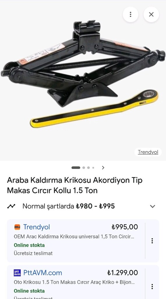 OTO GOODYEAR BAGAJ ÇANTASI VE KRİKO SIFIR ÜRÜNLER - 8